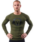 CRAFT SPARTAN By CRAFT Pro Series Compression LS Top - Men's Woods 