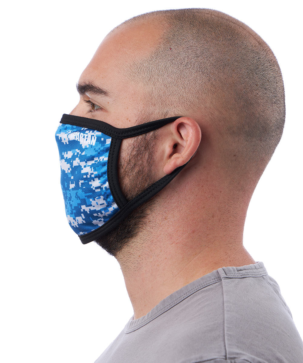 Spartan Race Shop SPARTAN Face Mask Camo Blue