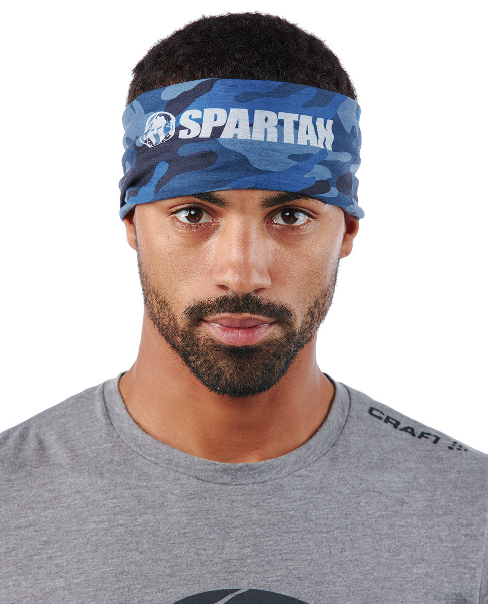 CRAFT SPARTAN By CRAFT Camouflage Neck Tube Blue Camo
