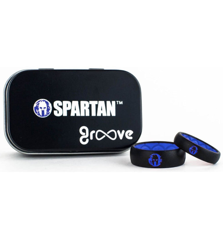 Groove Life Groove Life SPARTAN Silicone Ring - Women's Blue/Black 5
