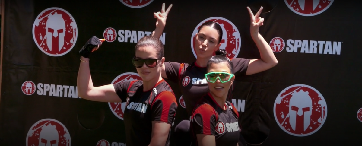 WATCH: Team Jenner Edges Kardashian Sisters in Malibu Beach Backyard Spartan Course