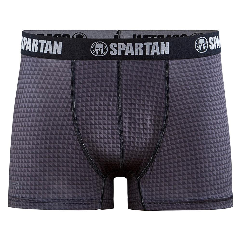 CRAFT SPARTAN By CRAFT Greatness Boxer 2pk - 3" Inseam - Men's Gray Print S