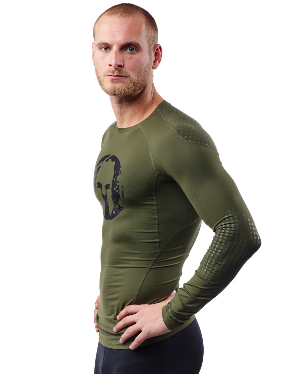 CRAFT SPARTAN By CRAFT Pro Series Compression LS Top - Men's Woods 