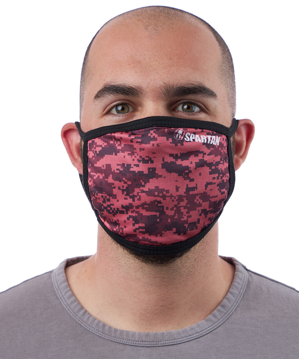 Spartan Race Shop SPARTAN Face Mask Camo Pink