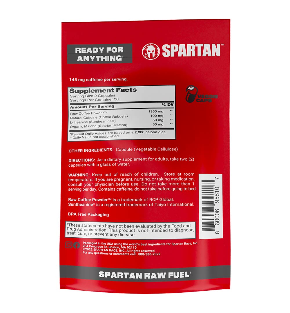 SPARTAN Energy Capsules - 30-Serving Pouch