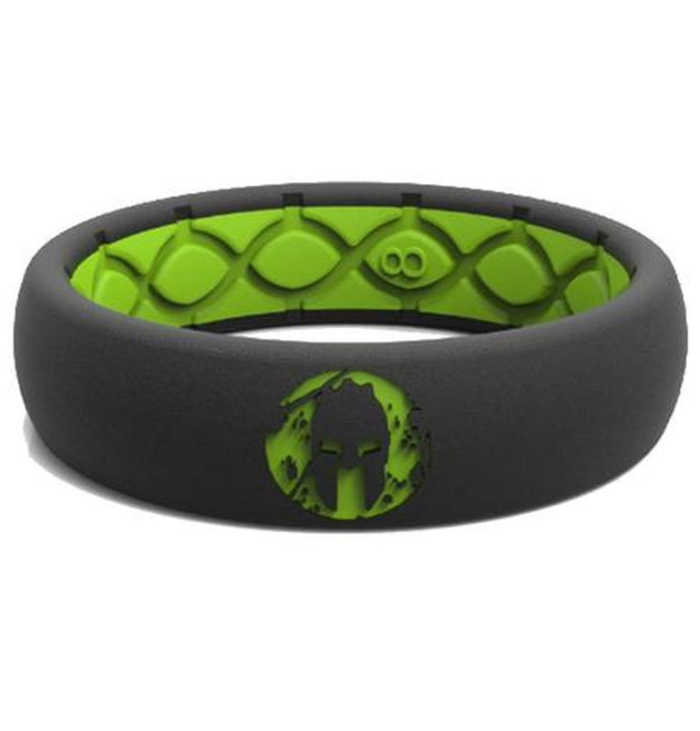 Groove Life Groove Life SPARTAN Silicone Ring - Women's Green/Black 5