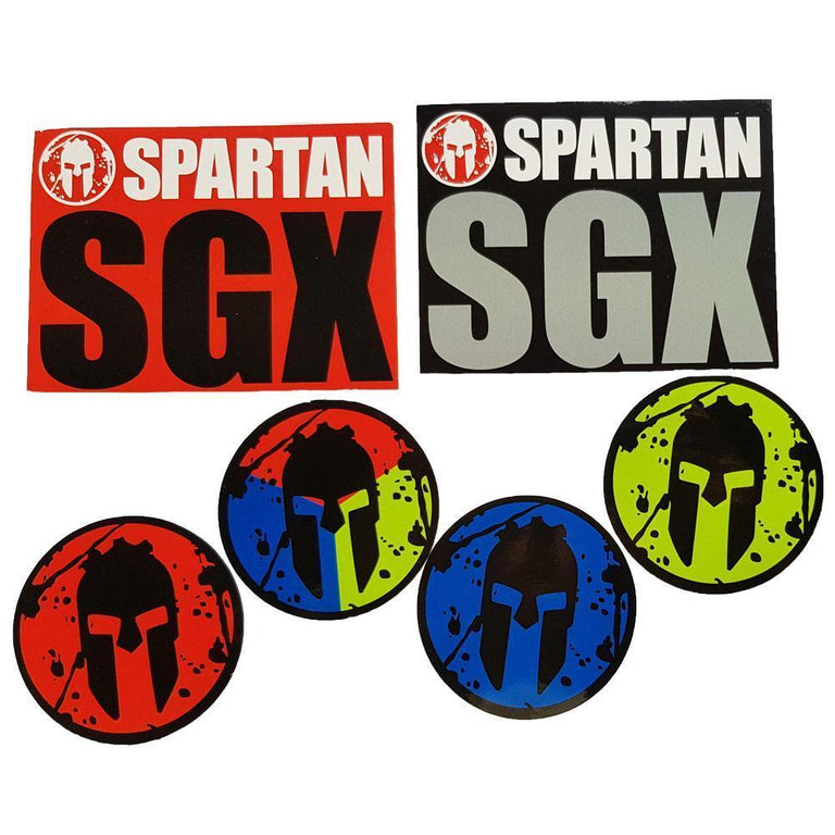 Spartan Race Shop SPARTAN SGX Stickers - 100pk