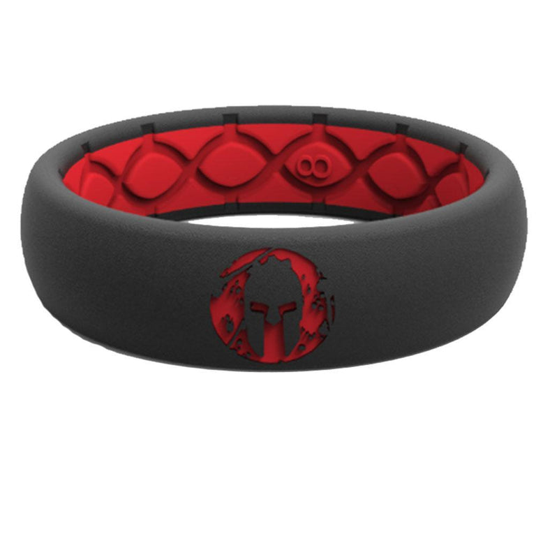 Groove Life Groove Life SPARTAN Silicone Ring - Women's Red/Black 5