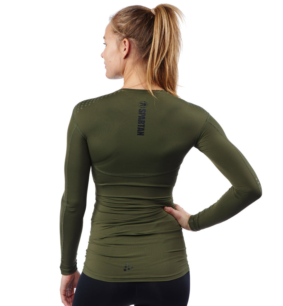 Spartan by Craft Pro Series Compression LS Top - Women's - XS Woods at Spartan